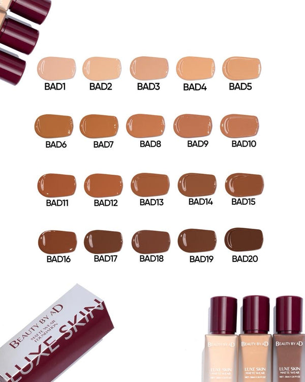 *Preorder* Beauty by AD Luxe Skin Foundation – Matte Wear