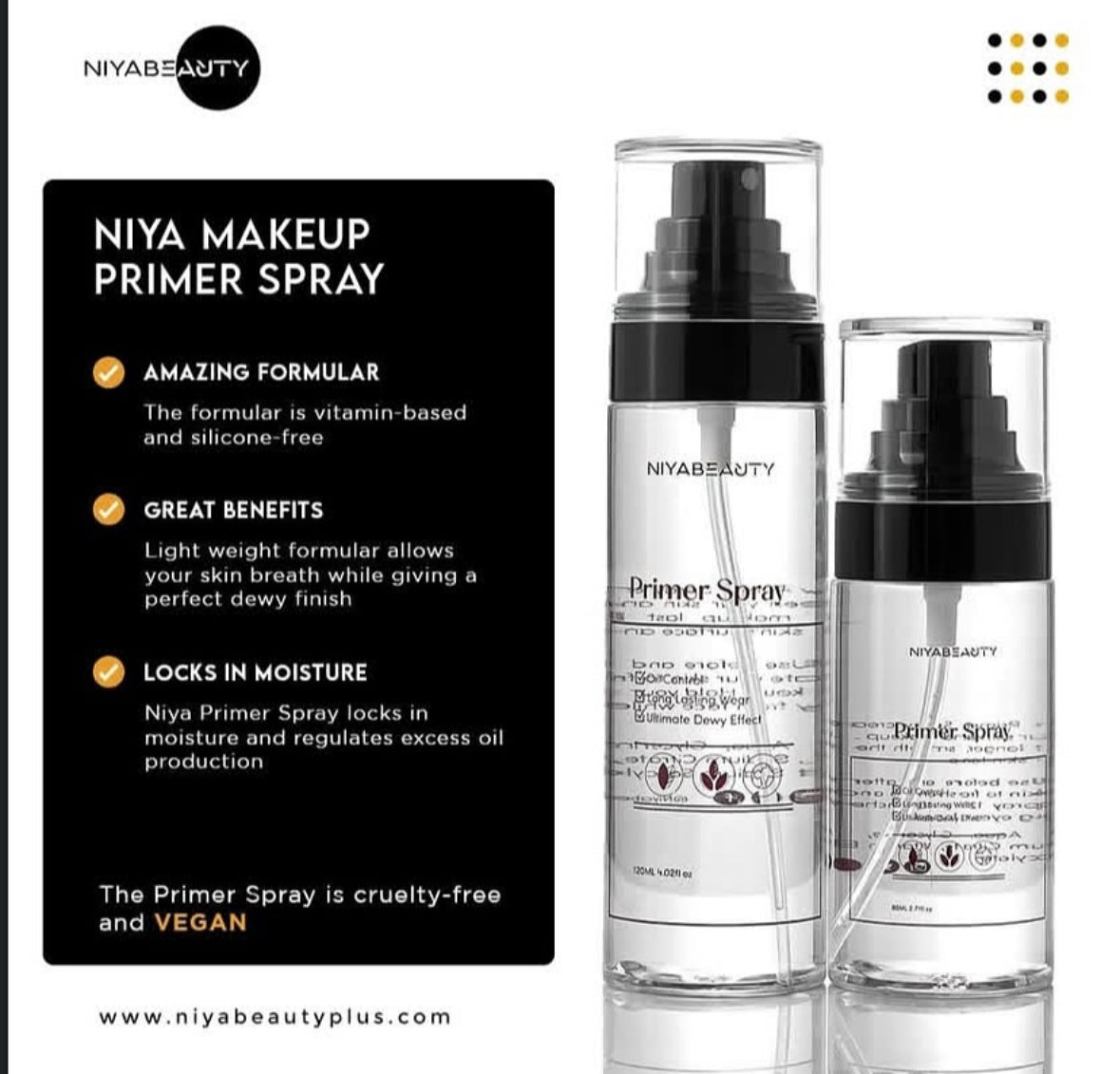 Niya Beauty Primer Spray