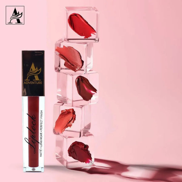 Adventure Liplock Matte Lipstain - Long Wear Liquid Lipstick