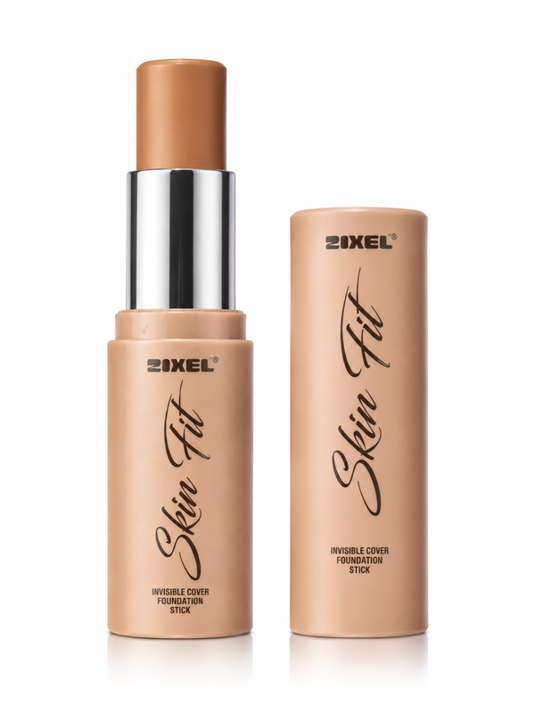Zikel Skin Fit Foundation Stick – Full Coverage, Flawless Matte Finish