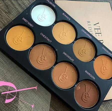 Vee Beauty Mini 8-in-1 Powder Palette