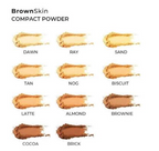 Zaron Brown Skin Compact Powder