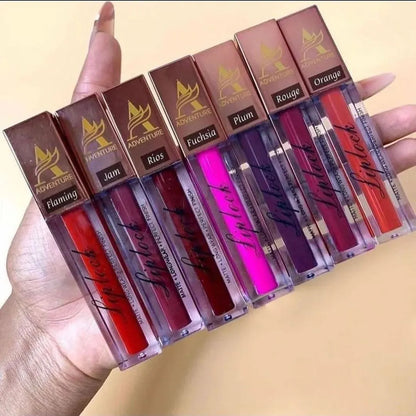 Adventure Liplock Matte Lipstain - Long Wear Liquid Lipstick